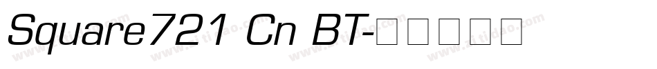 Square721 Cn BT字体转换